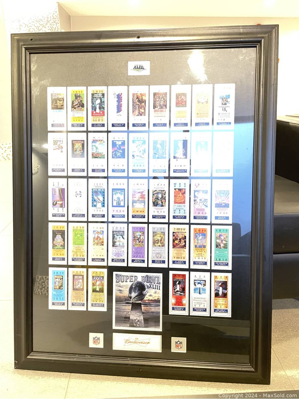 Nfl framed clearance super bowl collectibles