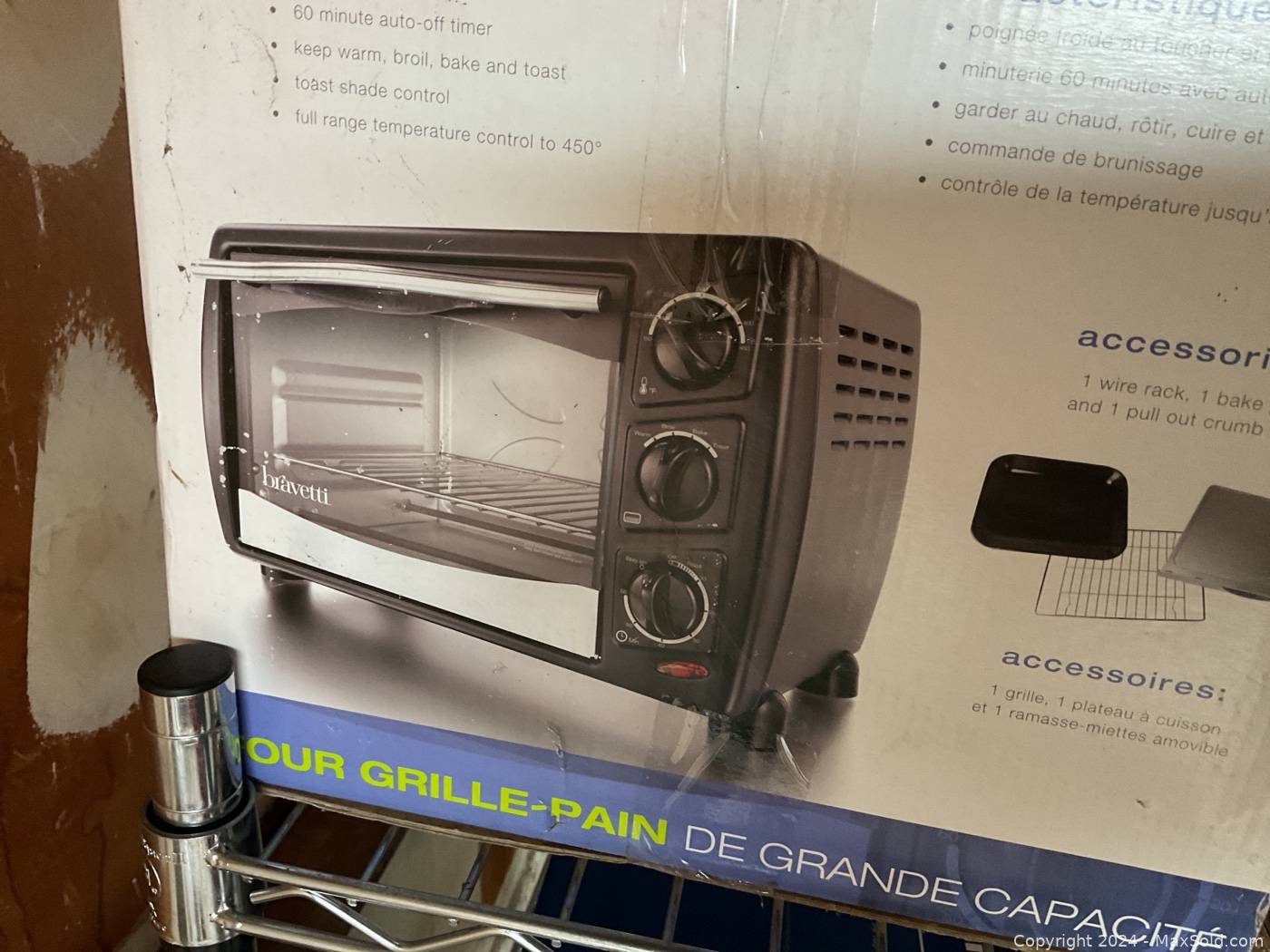 Bravetti 2024 toaster oven