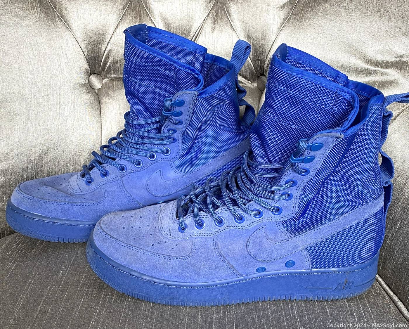 Nike sf air force 1 high blue clearance