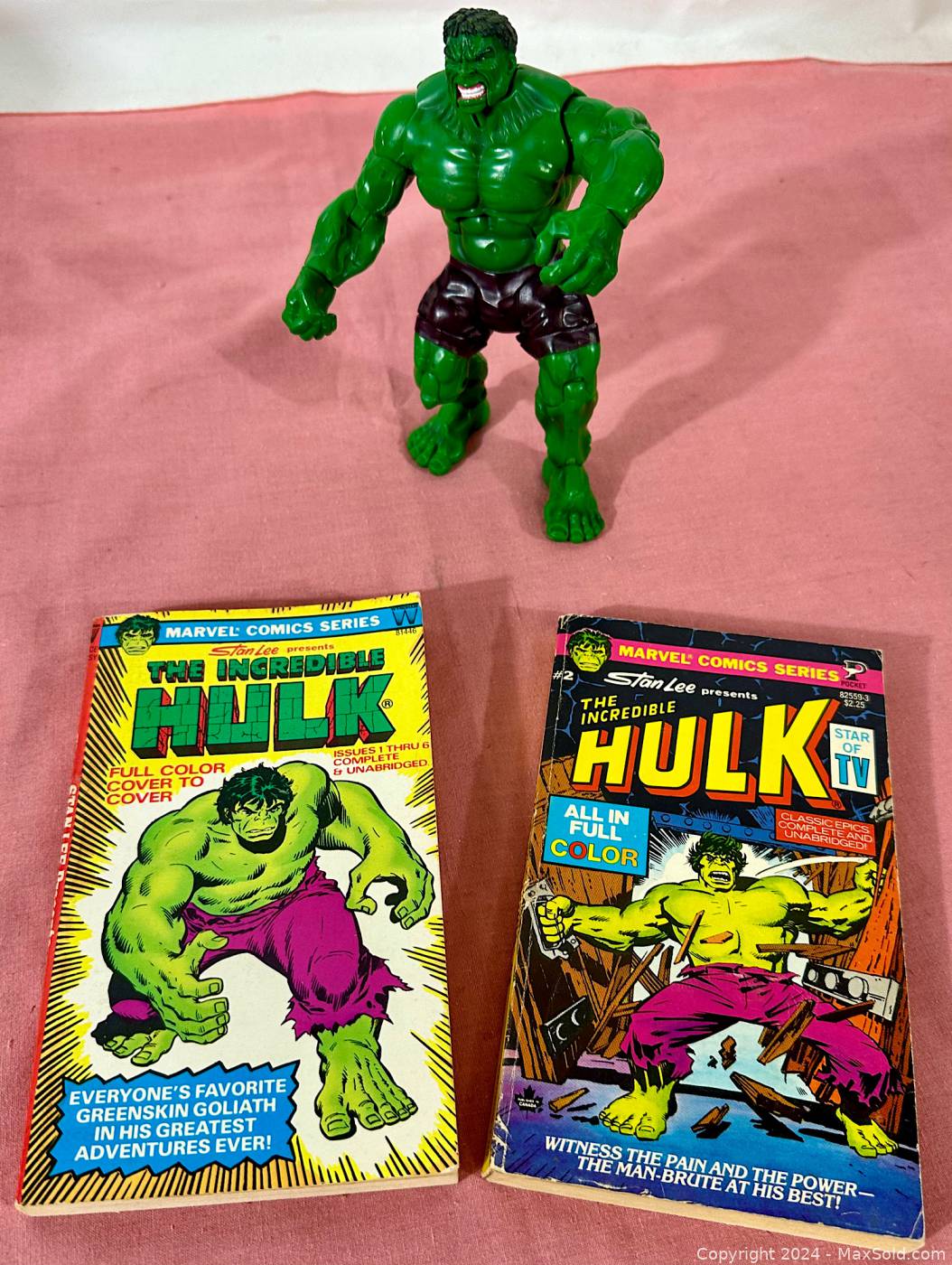 Vintage incredible hulk cheap toys