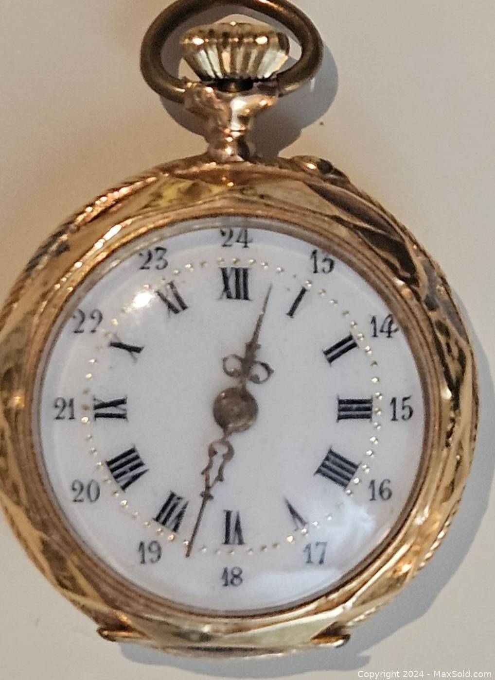 Henry Touchon Pocket Watch Henry Capt Geneve X Mm Antique Pocket