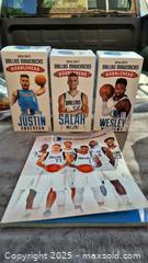 MaxSold Auction: 2018-2019 Dallas Mavericks Yearbook &#38; 3 Player Bobbleheads (2016-2017) - Coppell (Texas, USA) SELLER MANAGED Downsizing Online Auction - Parker Drive