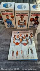 MaxSold Auction: 2018-2019 Dallas Mavericks Yearbook &#38; 3 Player Bobbleheads (2016-2017) - Coppell (Texas, USA) SELLER MANAGED Downsizing Online Auction - Parker Drive