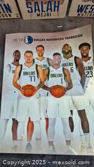 MaxSold Auction: 2018-2019 Dallas Mavericks Yearbook &#38; 3 Player Bobbleheads (2016-2017) - Coppell (Texas, USA) SELLER MANAGED Downsizing Online Auction - Parker Drive