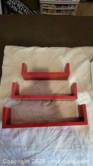 MaxSold Auction: 2 sets Floating Wall Shelves - Coppell (Texas, USA) SELLER MANAGED Downsizing Online Auction - Parker Drive