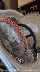 MaxSold Auction: 3 Tubs of Misc Tools, Saw Blades, Screws, etc.  RANDOM! - Coppell (Texas, USA) SELLER MANAGED Downsizing Online Auction - Parker Drive