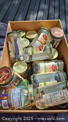 MaxSold Auction: Glass Jars with Lids for Storage or Decor - Coppell (Texas, USA) SELLER MANAGED Downsizing Online Auction - Parker Drive