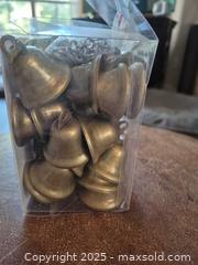 MaxSold Auction: MCPINKY Metal Jingle Bells Set, Antique Brass/Bronze - Coppell (Texas, USA) SELLER MANAGED Downsizing Online Auction - Parker Drive