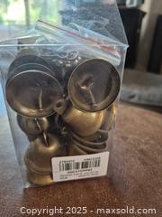 MaxSold Auction: MCPINKY Metal Jingle Bells Set, Antique Brass/Bronze - Coppell (Texas, USA) SELLER MANAGED Downsizing Online Auction - Parker Drive