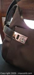 MaxSold Auction: Salvatore Ferragamo Small Shoulder Bag, Brown w/ Dark Trim - Coppell (Texas, USA) SELLER MANAGED Downsizing Online Auction - Parker Drive