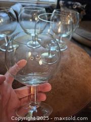 MaxSold Auction: Unbranded Clear Glass Brandy Snifters/Goblets, Set of 5, 12 oz - Coppell (Texas, USA) SELLER MANAGED Downsizing Online Auction - Parker Drive