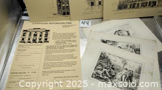 MaxSold Auction: Vintage Toronto Sketches/ Old Prints - Mississauga (Ontario, Canada) SELLER MANAGED Downsizing Online Auction - Goldenbrook Drive