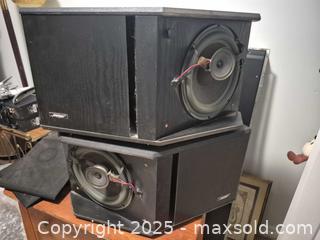 MaxSold Auction: Bose 4.2 “Stereo Everywhere” Passive Bookshelf Speakers (Pair) - Kingston (Ontario, Canada) SELLER MANAGED Downsizing Online Auction - Canniff Place