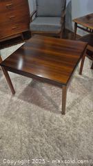 MaxSold Auction: Bruksbo Rosewood Coffee Table by Haug Snekkeri, Norway, MCM - Kingston (Ontario, Canada) SELLER MANAGED Downsizing Online Auction - Canniff Place