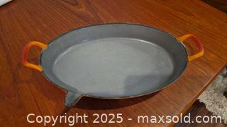 MaxSold Auction: DRU 31 Orange Cast Iron Enamelware - Kingston (Ontario, Canada) SELLER MANAGED Downsizing Online Auction - Canniff Place