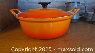 MaxSold Auction: Le Creuset 24 cm Round Dutch Oven, Enameled Cast Iron, France - Kingston (Ontario, Canada) SELLER MANAGED Downsizing Online Auction - Canniff Place
