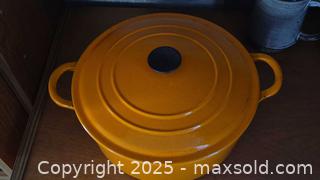 MaxSold Auction: Le Creuset Enameled Cast Iron Dutch Oven/Cocotte with Lid - Kingston (Ontario, Canada) SELLER MANAGED Downsizing Online Auction - Canniff Place