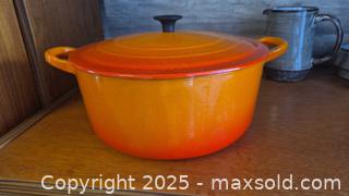 MaxSold Auction: Le Creuset Enameled Cast Iron Round Dutch Oven with Lid, 18–22 cm - Kingston (Ontario, Canada) SELLER MANAGED Downsizing Online Auction - Canniff Place