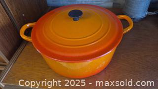 MaxSold Auction: Le Creuset Enameled Cast Iron Round Dutch Oven with Lid, 18–22 cm - Kingston (Ontario, Canada) SELLER MANAGED Downsizing Online Auction - Canniff Place