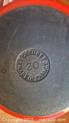 MaxSold Auction: Le Creuset Enameled Cast Iron Round Pot #20, 20 cm, Flame - Kingston (Ontario, Canada) SELLER MANAGED Downsizing Online Auction - Canniff Place