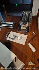 MaxSold Auction: Marcato Atlas Manual Stainless Steel Pasta Maker with Attachments - Kingston (Ontario, Canada) SELLER MANAGED Downsizing Online Auction - Canniff Place
