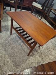 MaxSold Auction: Mcm  teak end table - Kingston (Ontario, Canada) SELLER MANAGED Downsizing Online Auction - Canniff Place