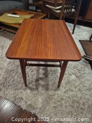 MaxSold Auction: Mcm  teak end table - Kingston (Ontario, Canada) SELLER MANAGED Downsizing Online Auction - Canniff Place