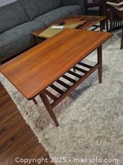 MaxSold Auction: Mcm  teak end table - Kingston (Ontario, Canada) SELLER MANAGED Downsizing Online Auction - Canniff Place