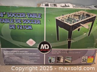 MaxSold Auction: Md Sports 48-Inch Soccer Table, Black - Kingston (Ontario, Canada) SELLER MANAGED Downsizing Online Auction - Canniff Place