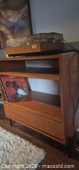 MaxSold Auction: Mid-Century Teak Record Console Shelving Unit - Kingston (Ontario, Canada) SELLER MANAGED Downsizing Online Auction - Canniff Place