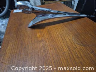 MaxSold Auction: Vintage Chrome Hood Ornament, Likely 1954 Dodge Ram, 16.5in - Kingston (Ontario, Canada) SELLER MANAGED Downsizing Online Auction - Canniff Place