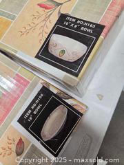 MaxSold Auction: 2 piece boxed servingware in original gift boxes. New old stock.  - Toronto (Ontario, Canada) SELLER MANAGED Downsizing Online Auction - Carlingview Drive