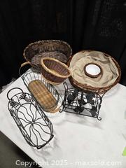 MaxSold Auction: Baskets for gifts, storage, serving, decor and more - Toronto (Ontario, Canada) SELLER MANAGED Downsizing Online Auction - Carlingview Drive