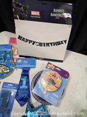 MaxSold Auction: Blue birthday party supplies - Toronto (Ontario, Canada) SELLER MANAGED Downsizing Online Auction - Carlingview Drive