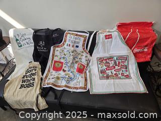 MaxSold Auction: Fun apron collection - Toronto (Ontario, Canada) SELLER MANAGED Downsizing Online Auction - Carlingview Drive