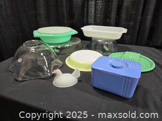 MaxSold Auction: Green Vintage Dishes Tupperware etc  - Toronto (Ontario, Canada) SELLER MANAGED Downsizing Online Auction - Carlingview Drive