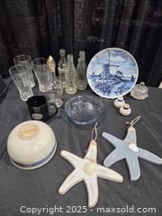 MaxSold Auction: Hand Decorated Delft Plate, Coke glasses, bottles, starfish and more!  - Toronto (Ontario, Canada) SELLER MANAGED Downsizing Online Auction - Carlingview Drive