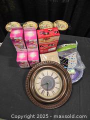 MaxSold Auction: Magic Birthday Party Candles plus Clock - Toronto (Ontario, Canada) SELLER MANAGED Downsizing Online Auction - Carlingview Drive