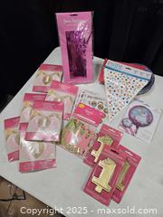 MaxSold Auction: Pink birthday supplies - Toronto (Ontario, Canada) SELLER MANAGED Downsizing Online Auction - Carlingview Drive