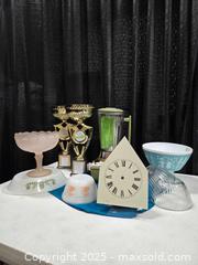 MaxSold Auction: Vintage Glass, Metal clock face and more - Toronto (Ontario, Canada) SELLER MANAGED Downsizing Online Auction - Carlingview Drive