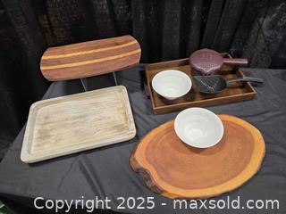 MaxSold Auction: Wood trays and pampered chef tools - Toronto (Ontario, Canada) SELLER MANAGED Downsizing Online Auction - Carlingview Drive