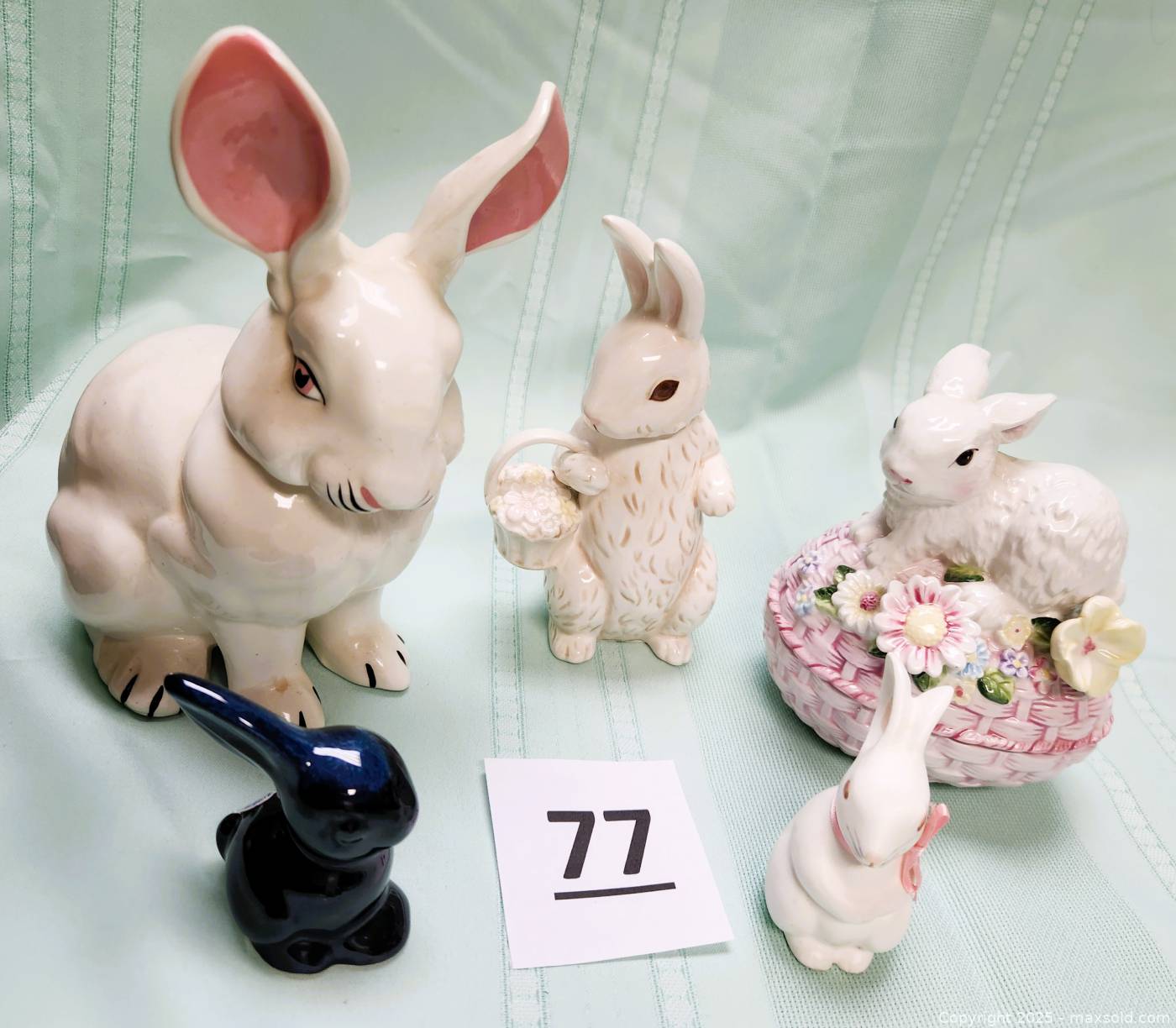 Ceramic Bunny Rabbits | Phoenixville (Pennsylvania, USA) SELLER MANAGED ...