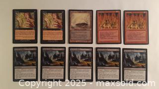 MaxSold Auction: 10 Magic the Gathering Incinerate Duress - Toronto (Ontario, Canada) SELLER MANAGED Downsizing Online Auction - Junction Road 