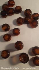 MaxSold Auction: 20 Bakelite Darker Vintage 4 Hole Cross Stitch Buttons - Toronto (Ontario, Canada) SELLER MANAGED Downsizing Online Auction - Junction Road 