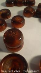 MaxSold Auction: 20 Bakelite Darker Vintage 4 Hole Cross Stitch Buttons - Toronto (Ontario, Canada) SELLER MANAGED Downsizing Online Auction - Junction Road 