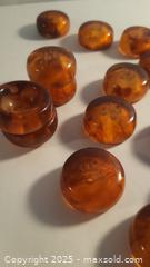MaxSold Auction: 20 Bakelite Vintage Buttons Amber Style - Toronto (Ontario, Canada) SELLER MANAGED Downsizing Online Auction - Junction Road 