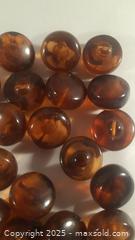 MaxSold Auction: 21 Bakelite Vintage Amber Style Buttons - Toronto (Ontario, Canada) SELLER MANAGED Downsizing Online Auction - Junction Road 