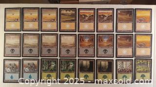 MaxSold Auction: 24 Magic the Gathering Cards Lot Lands - Toronto (Ontario, Canada) SELLER MANAGED Downsizing Online Auction - Junction Road 