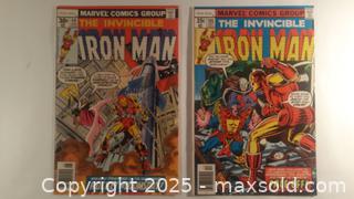 MaxSold Auction: 2 Classic Mid School Era Invincible Iron Man Comic Books 99 105 - Toronto (Ontario, Canada) SELLER MANAGED Downsizing Online Auction - Junction Road 