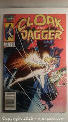 MaxSold Auction: 2 Cloak and Dagger Comics 4 Jan 6 May 1986 Era - Toronto (Ontario, Canada) SELLER MANAGED Downsizing Online Auction - Junction Road 